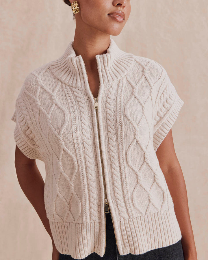 Splendid x @Cellajaneblog Cable Knit Vest | Splendid