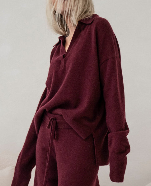 Tori Cashmere Polo Sweater | Splendid