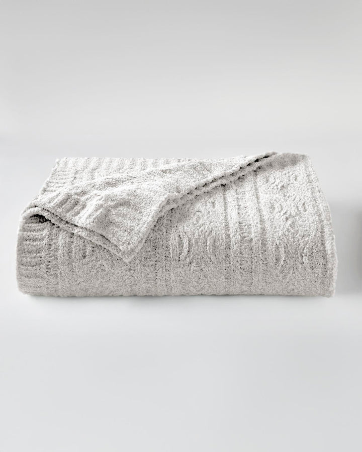 Cable Knit Plush Throw | Splendid