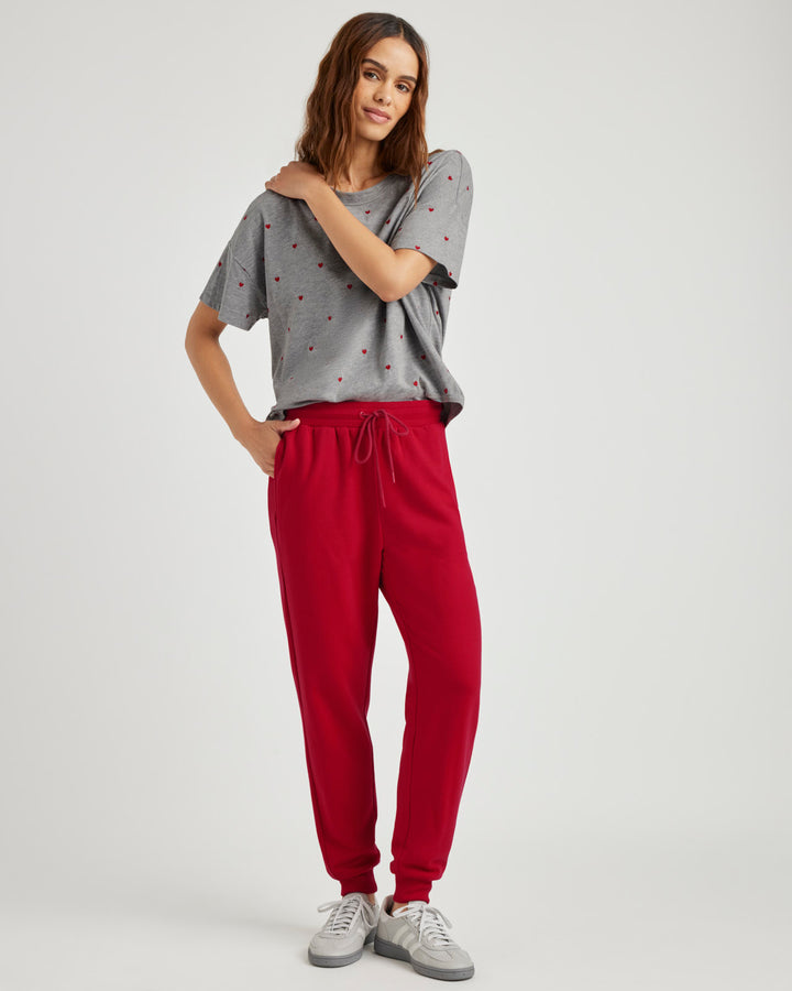 Embroidered Hearts Tee | Splendid