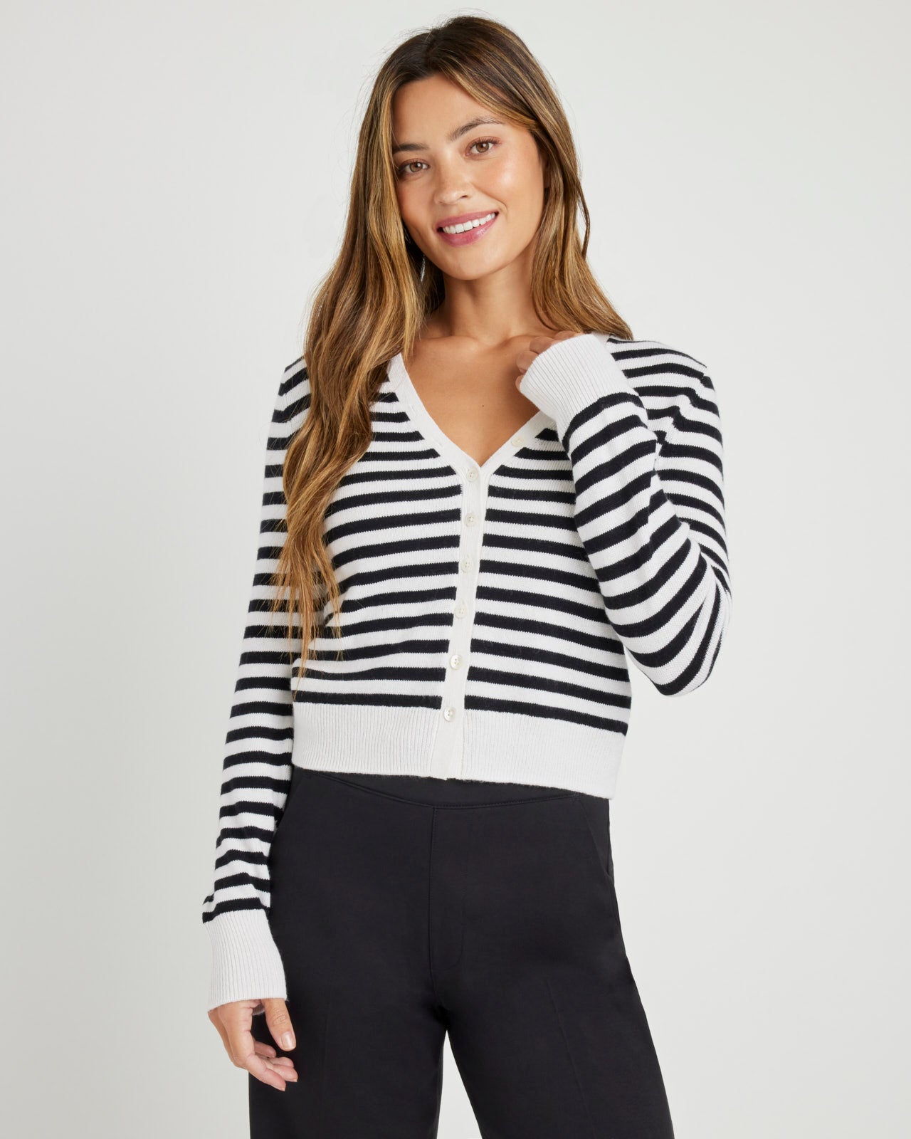 Santina Stripe Cardigan | Splendid