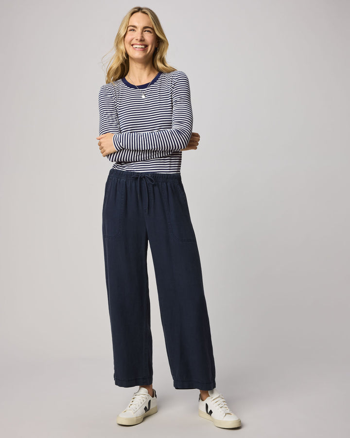 Striped Bamboo Long Sleeve Tee | Splendid