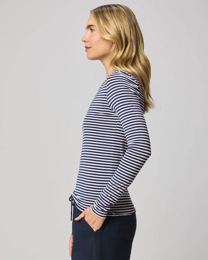 Striped Bamboo Long Sleeve Tee | Splendid