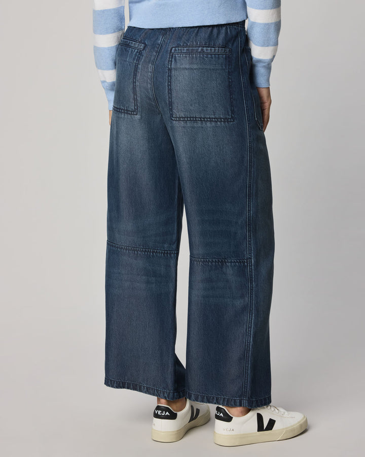 Lounge Denim Straight Pant