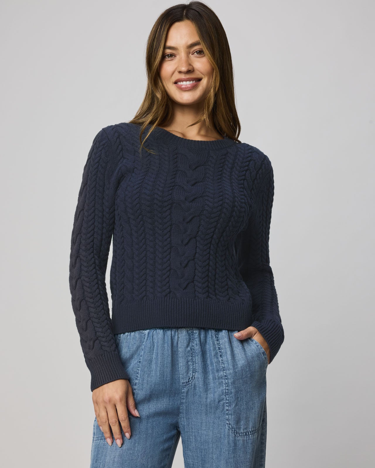 Annabella Cable Knit Sweater | Splendid