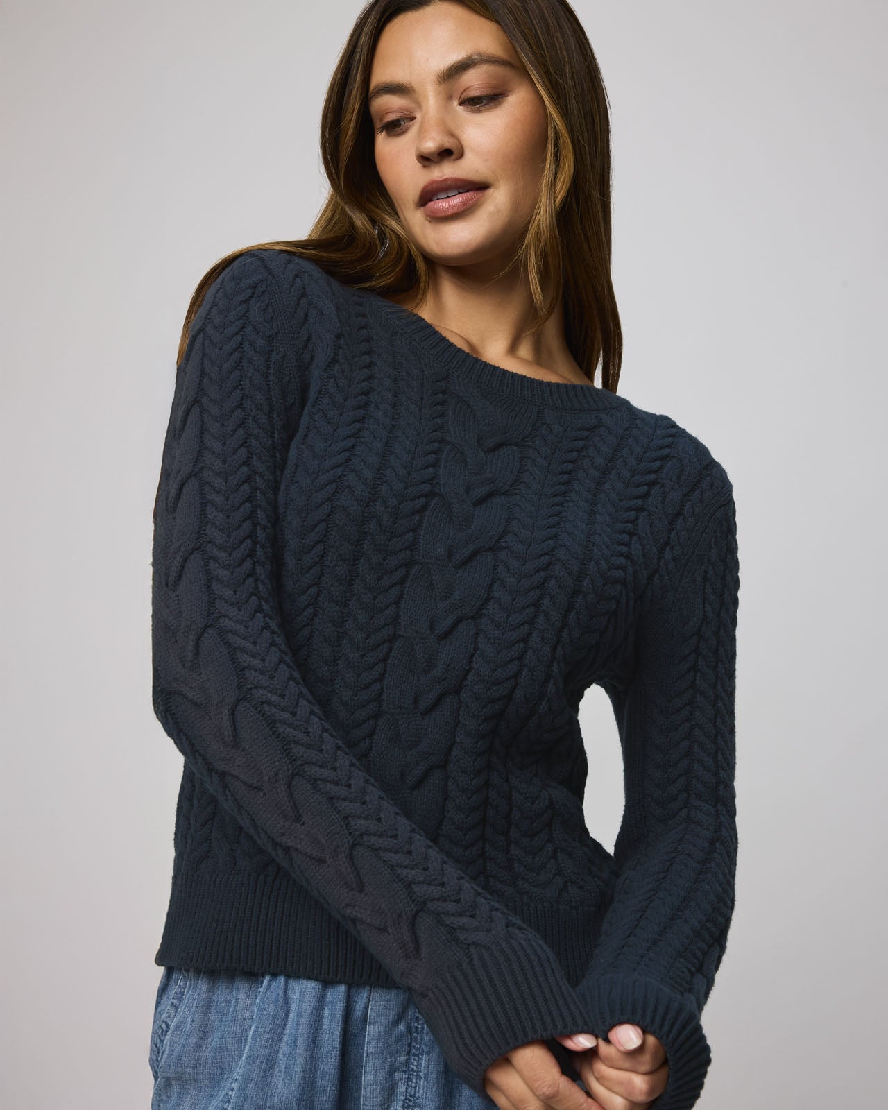 Annabella Cable Knit Sweater | Splendid