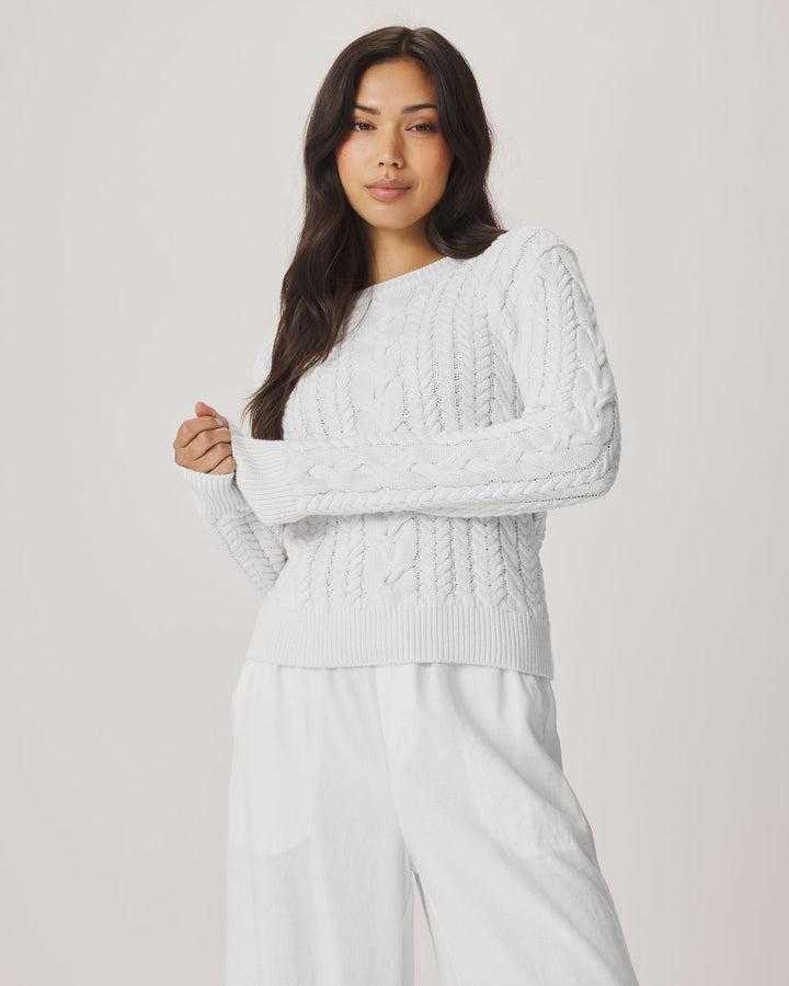 Annabella Cable Knit Sweater