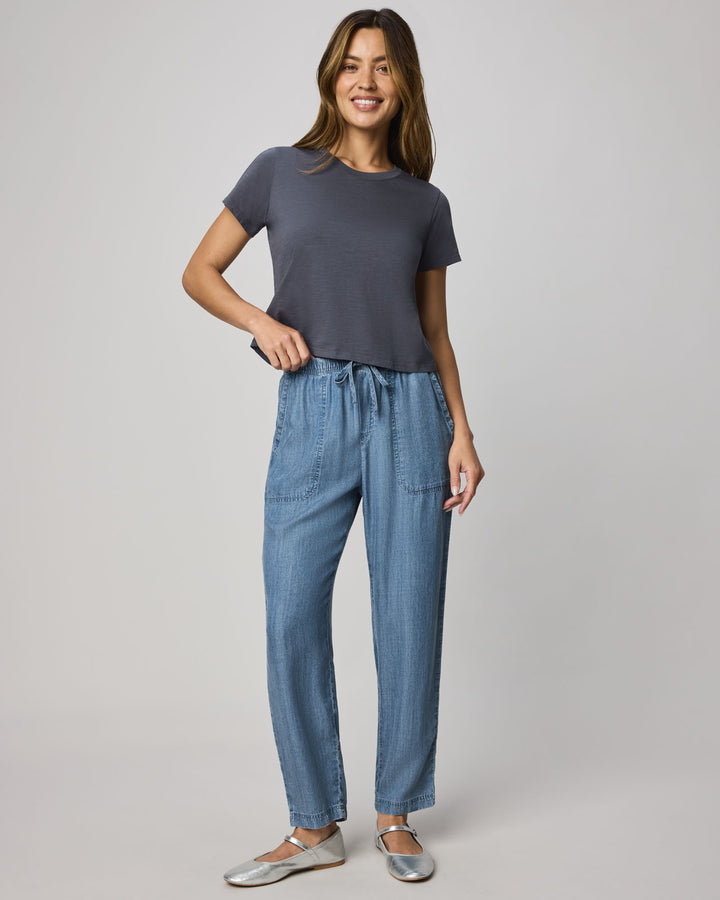 Angie Indigo Straight Leg Pant