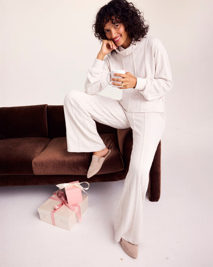 Cable Lounge Wide Leg Pant