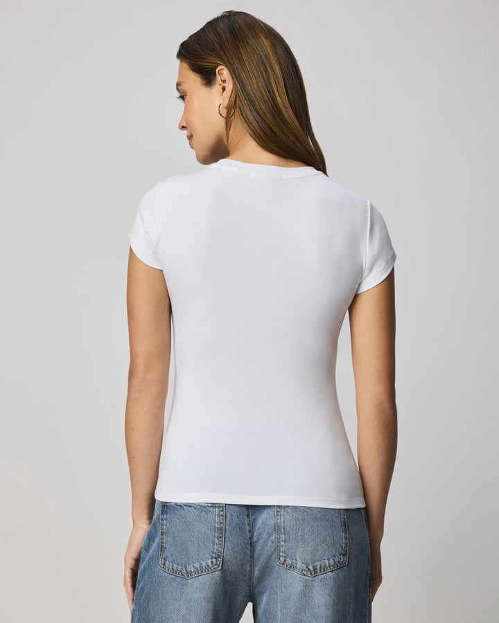 Josie Stretch Crewneck Tee | Splendid