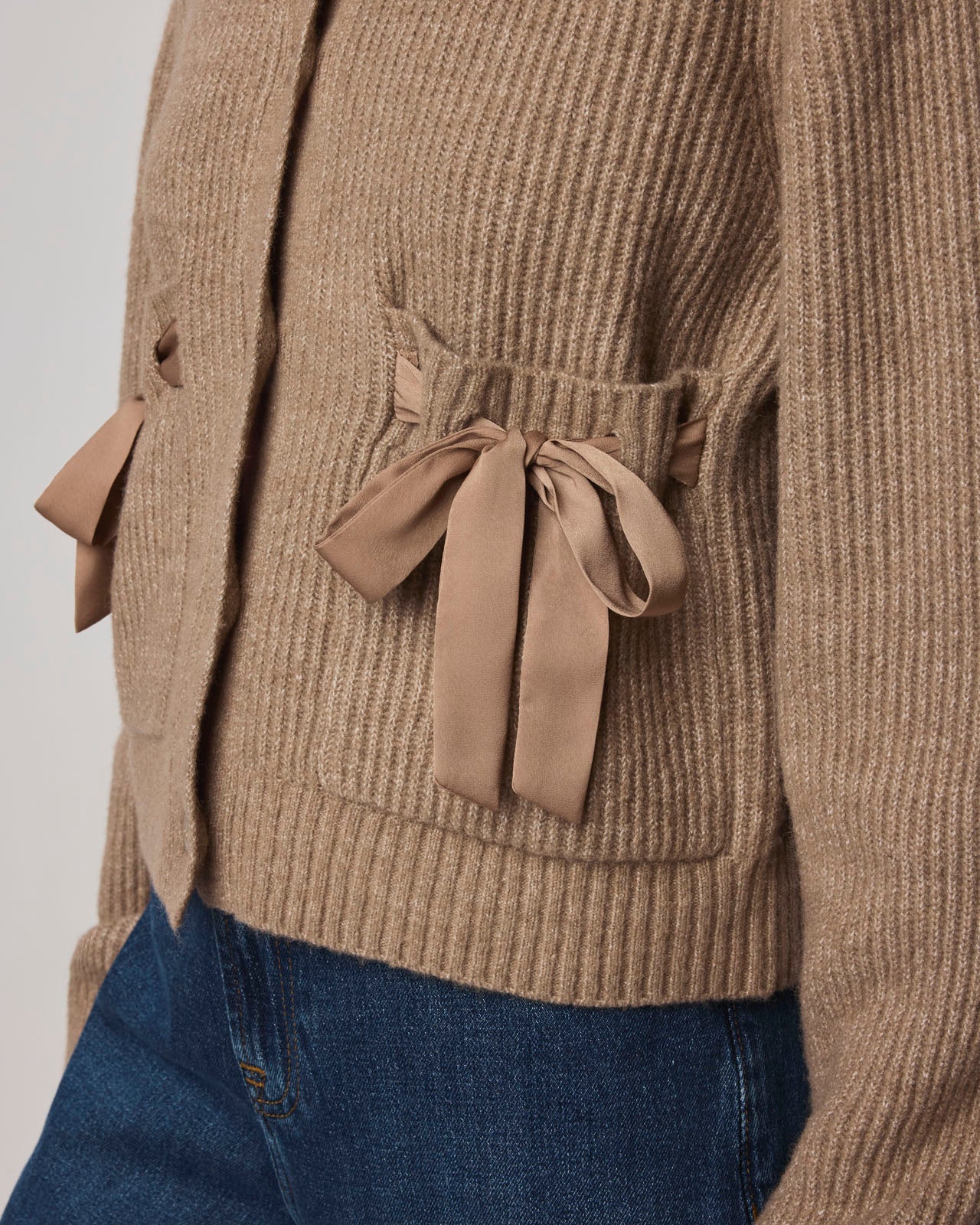 Stassi Satin Tie Cardigan | Splendid