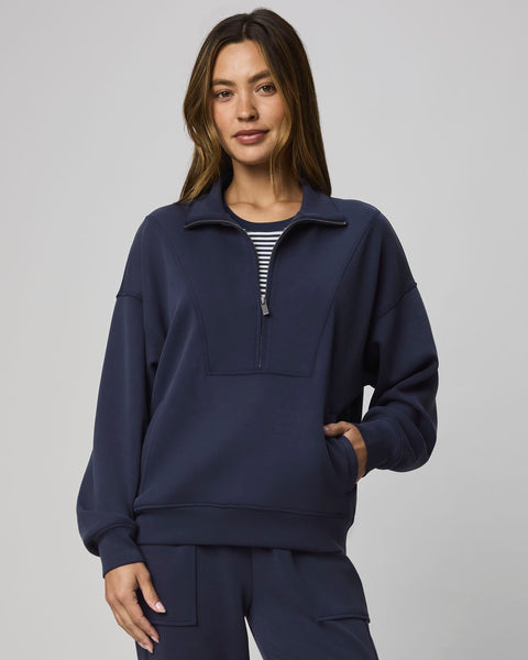 Scubasoft Quarter-Zip Sweatshirt | Splendid
