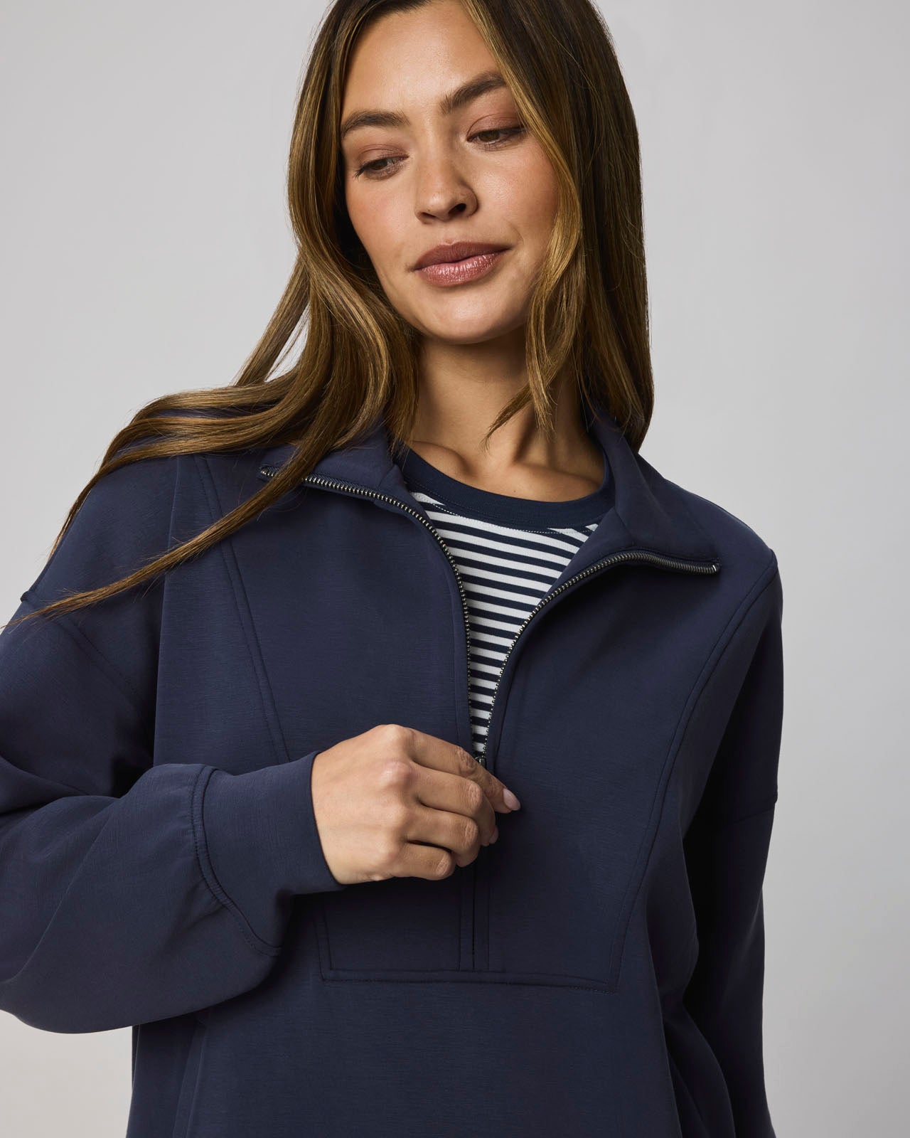 Scubasoft Quarter-Zip Sweatshirt | Splendid