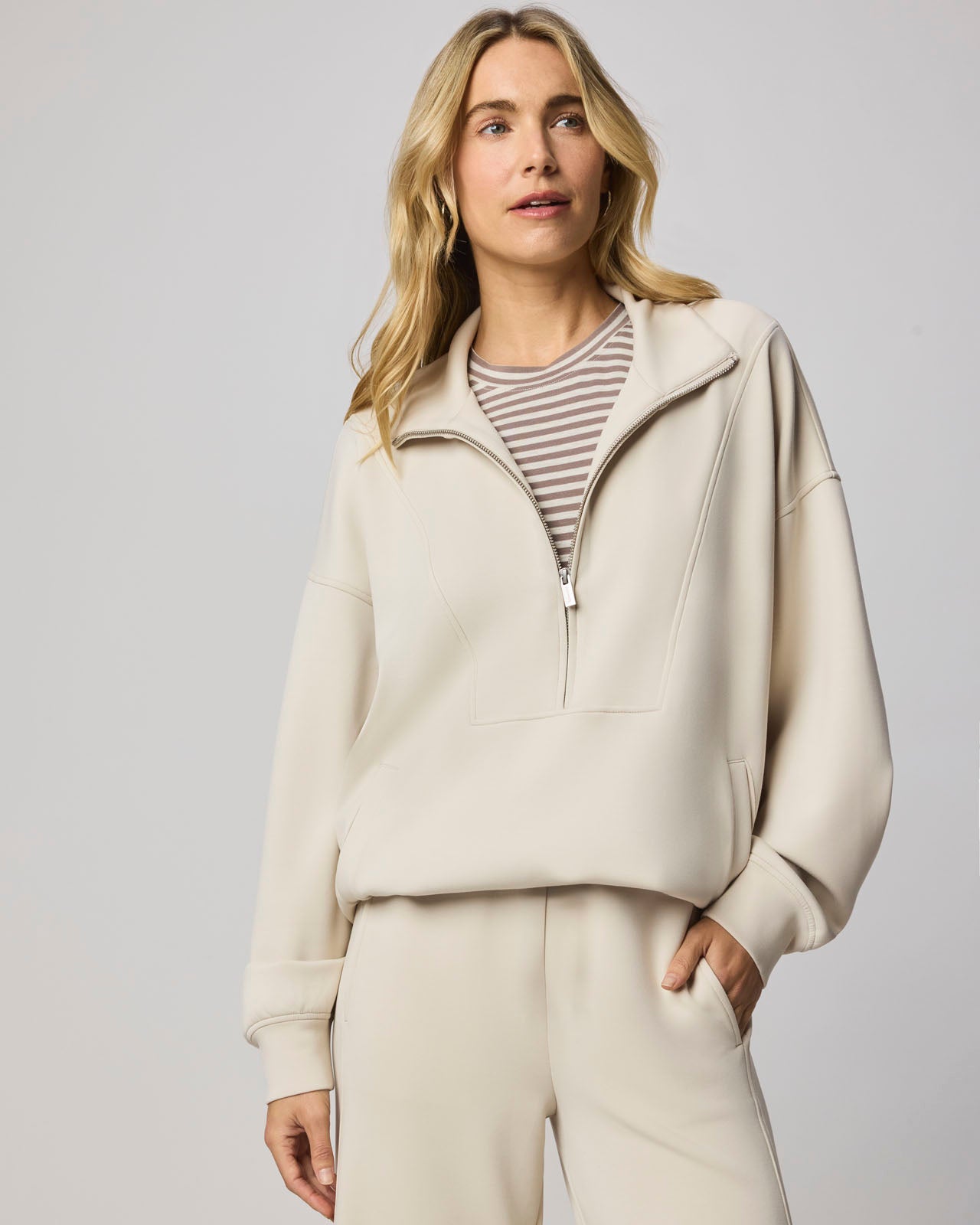 Scubasoft Quarter-Zip Sweatshirt | Splendid