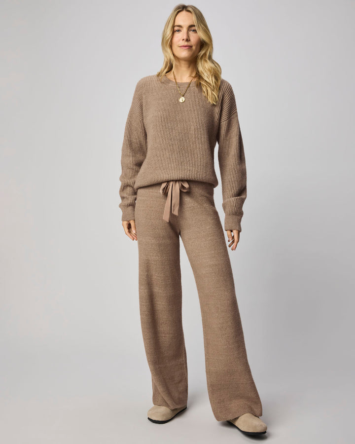 Stassi Satin Tie Sweater