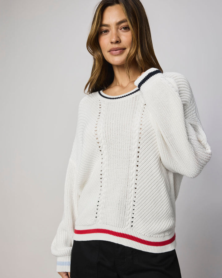Vienna Tipped Sweater