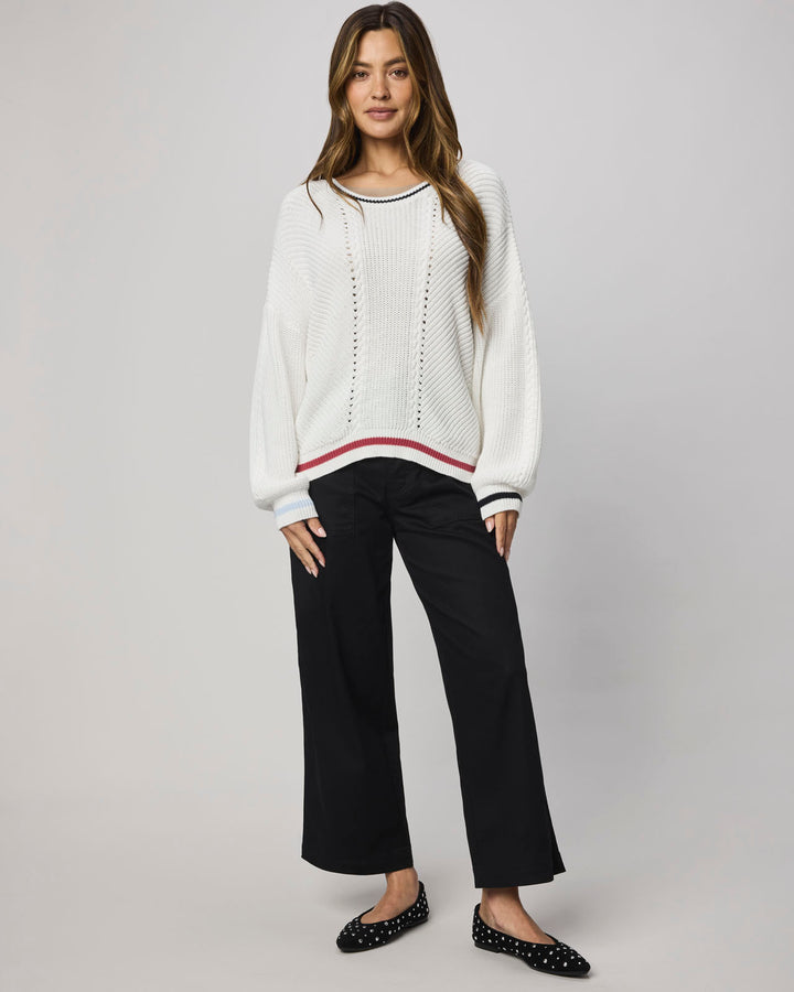 Vienna Tipped Sweater