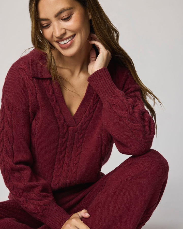 The Jet Set Polo Sweater