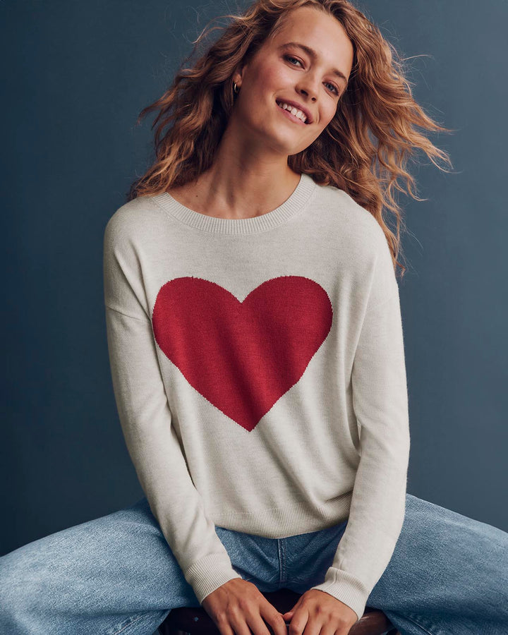 Avery Heart Sweater