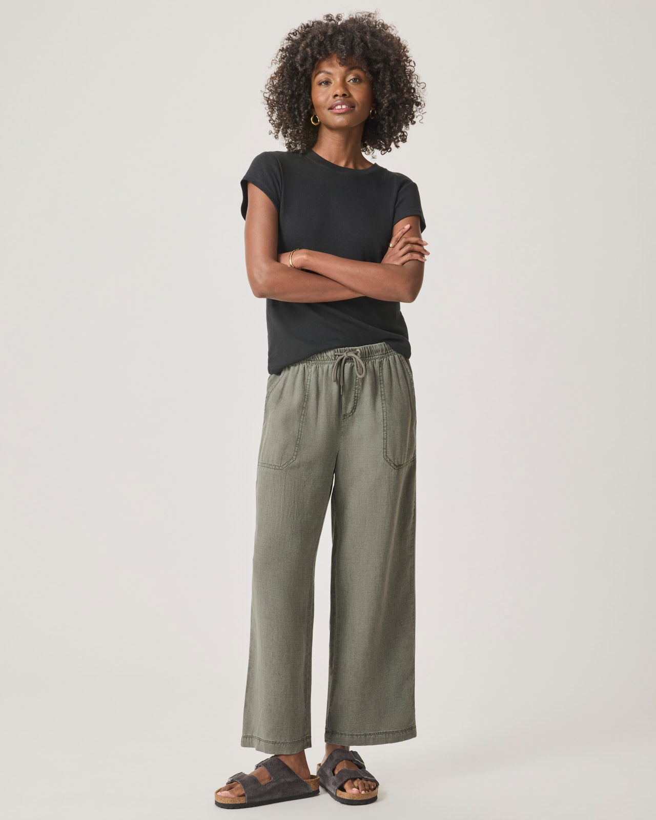 Angie Crop Wide Leg Pant | Splendid