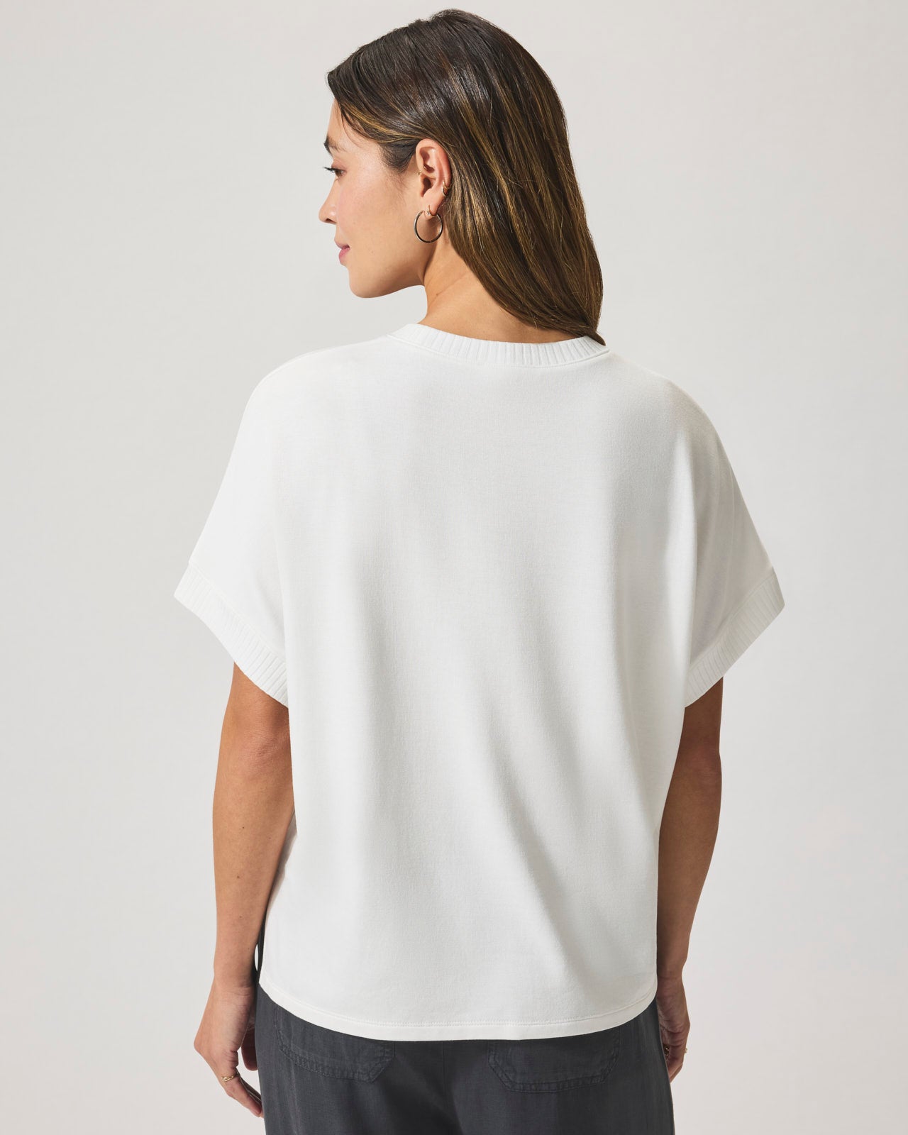 Supersoft Short Sleeve Sweatshirt | Splendid