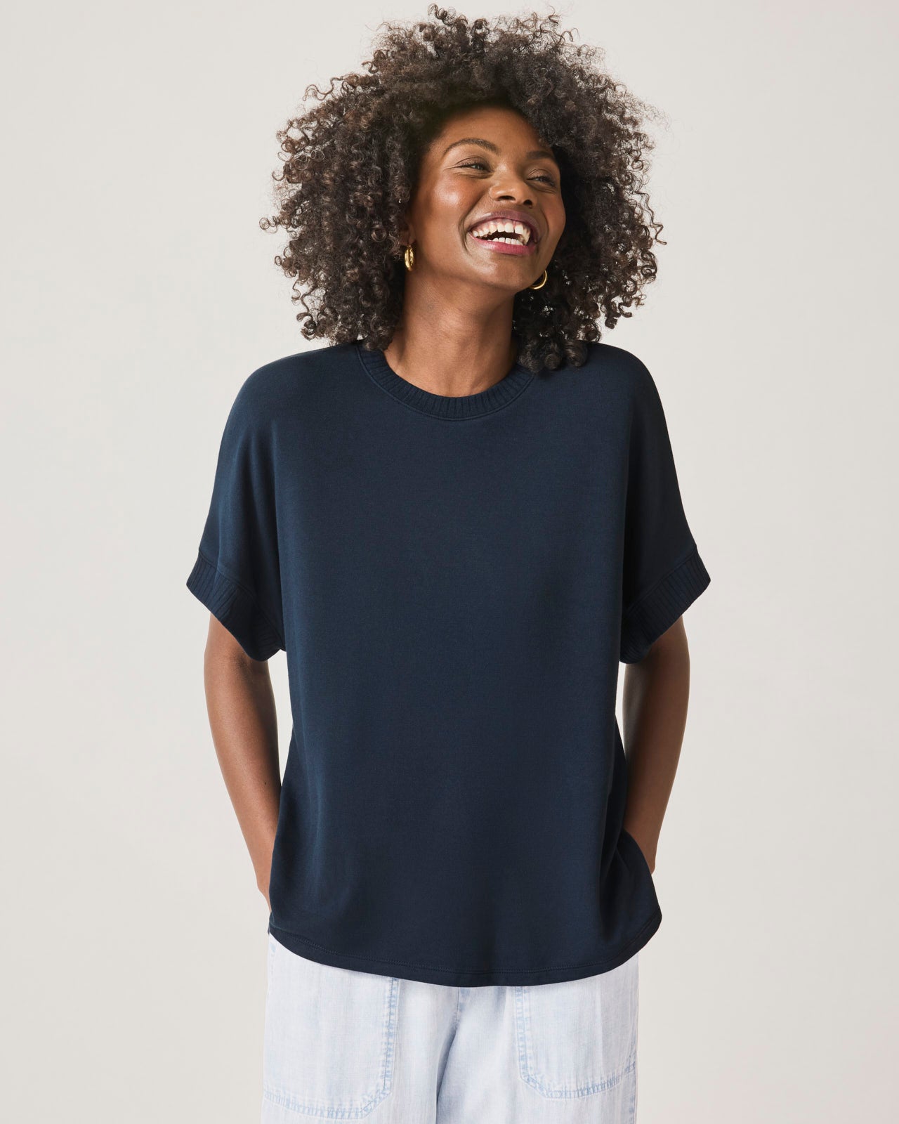 トップス Surf&Tailor MOAT Short Sleeve Sweatshirt Supersoft Short Sleeve Sweatshirt | Splendid