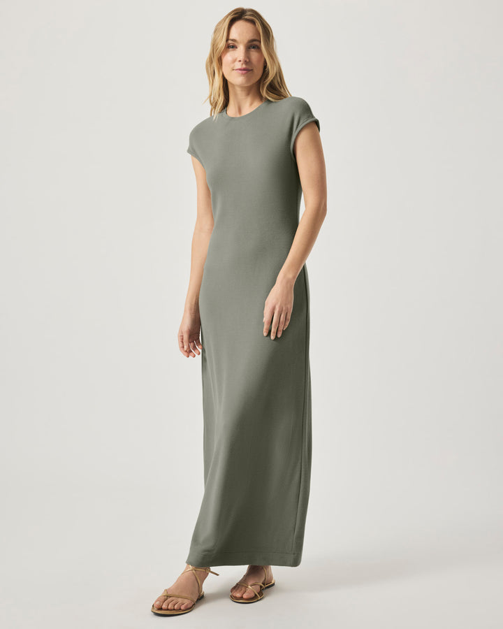 slim fit dress slacks Women's Saika Fit and Flare V-Neck Scuba Midi Dress S/M/L Burgundy/White Mean Blvd S / White main image 1