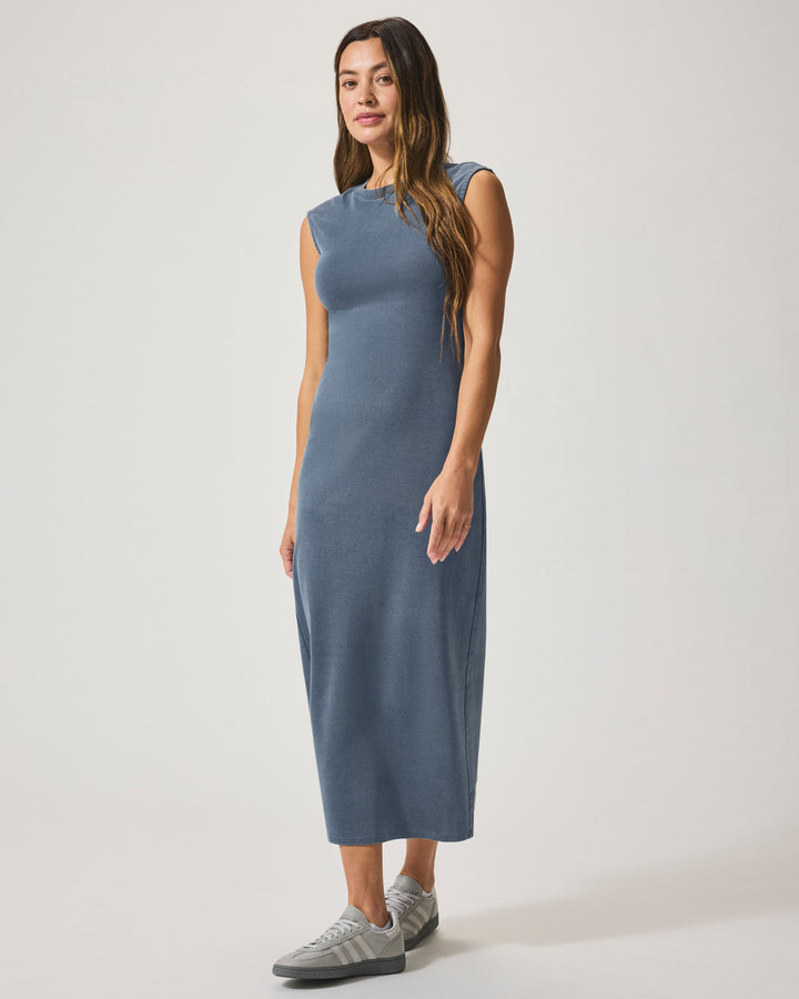 knee length dresses for ladies Indigo Lounge Dress