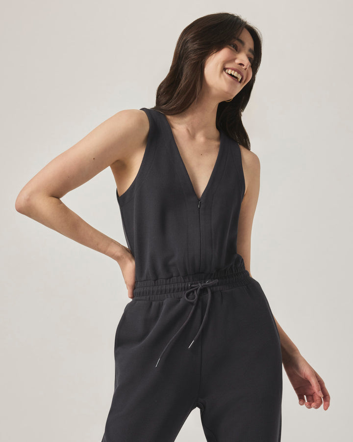 Waffle Scuba Tank Jumpsuit | Splendid