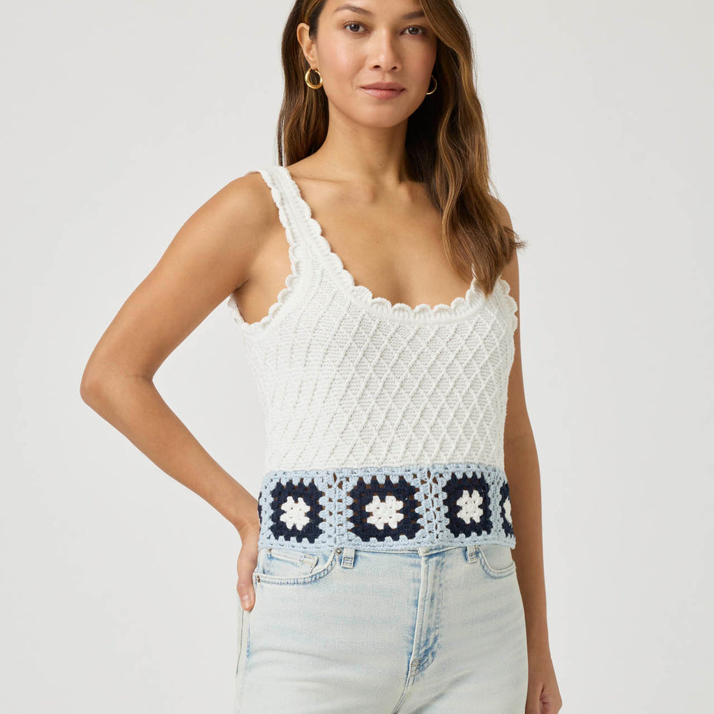 Splendid - Sonia Crochet Sweater Tank