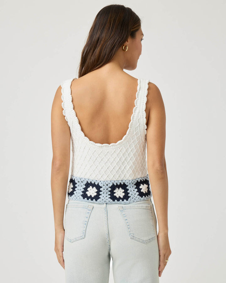 Sonia Crochet Sweater Tank | Splendid