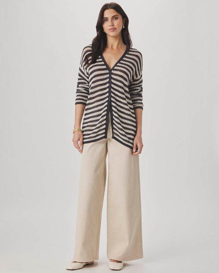ジャラートピケ 2023 Yasmine Striped Open Cardigan | Splendid