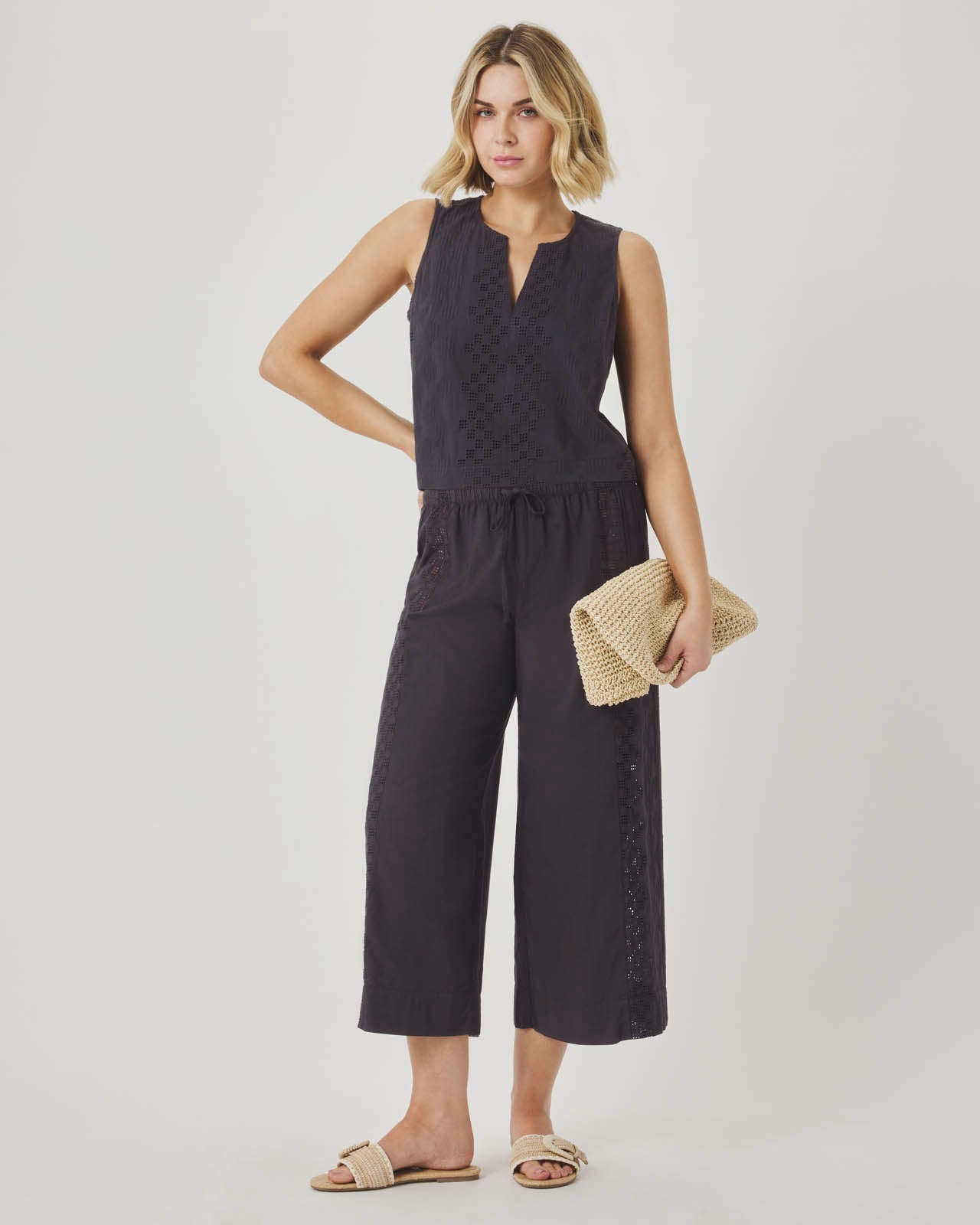 Kenzie Eyelet Pant | Splendid