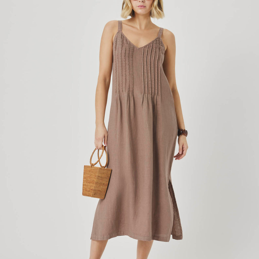 stella linen dress Stella Linen Dress Yellow