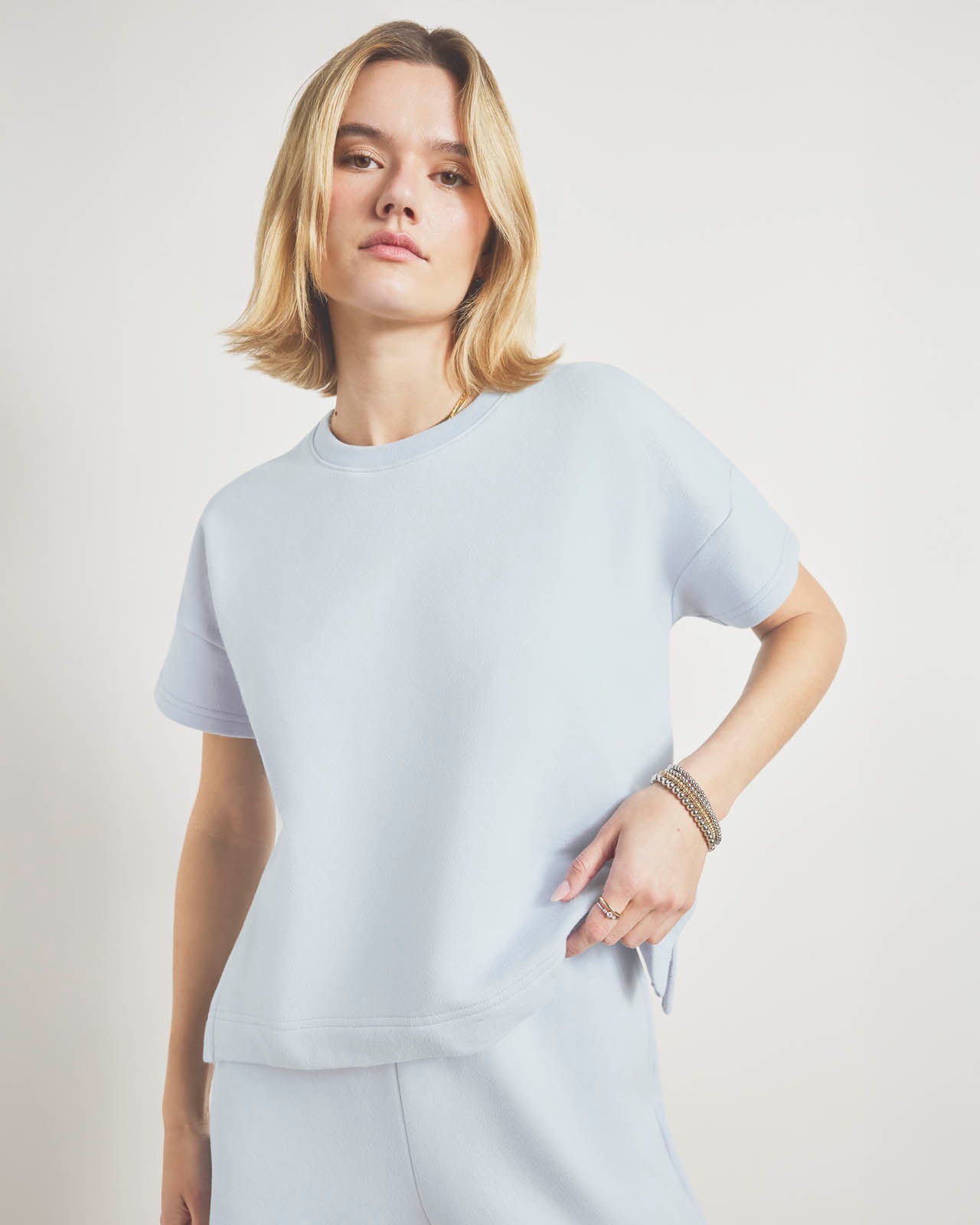 Laguna Lounge Short Sleeve Crewneck | Splendid