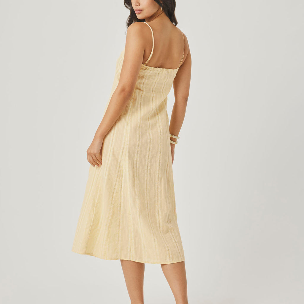knee length dresses for ladies Flourishing Meadow Midi Dress– Teuta Matoshi