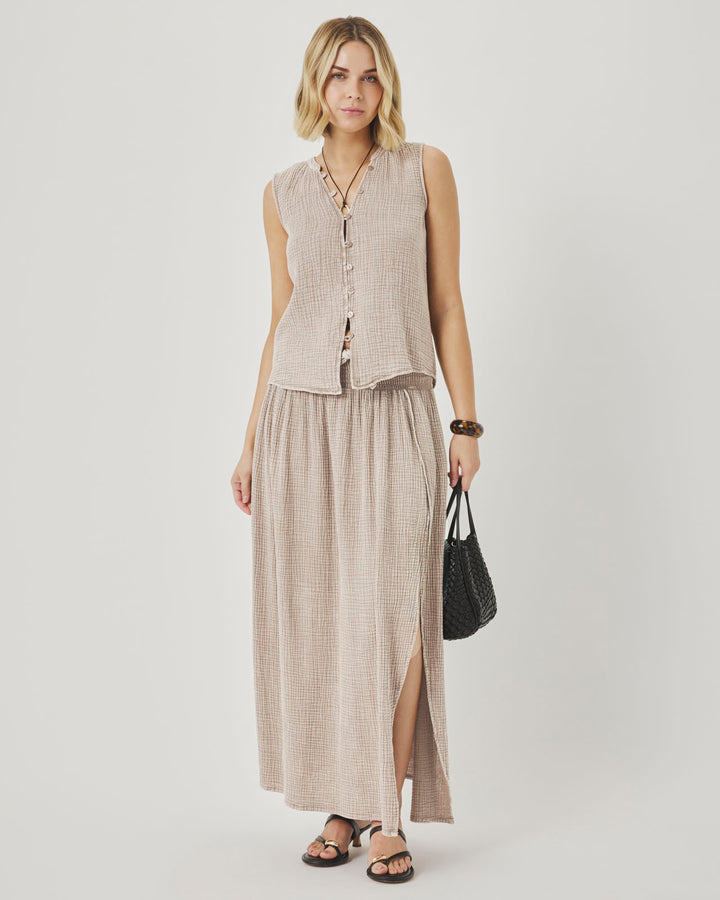 シゲマツ シルクスクリーン ED30 Ava Gauze Maxi Skirt | Splendid