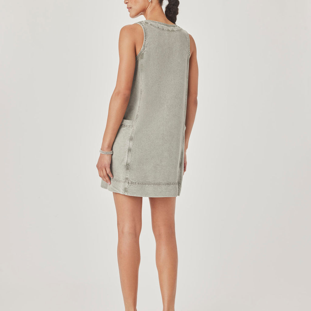 white christmas dresses Lounge Denim Mini Dress main image 0