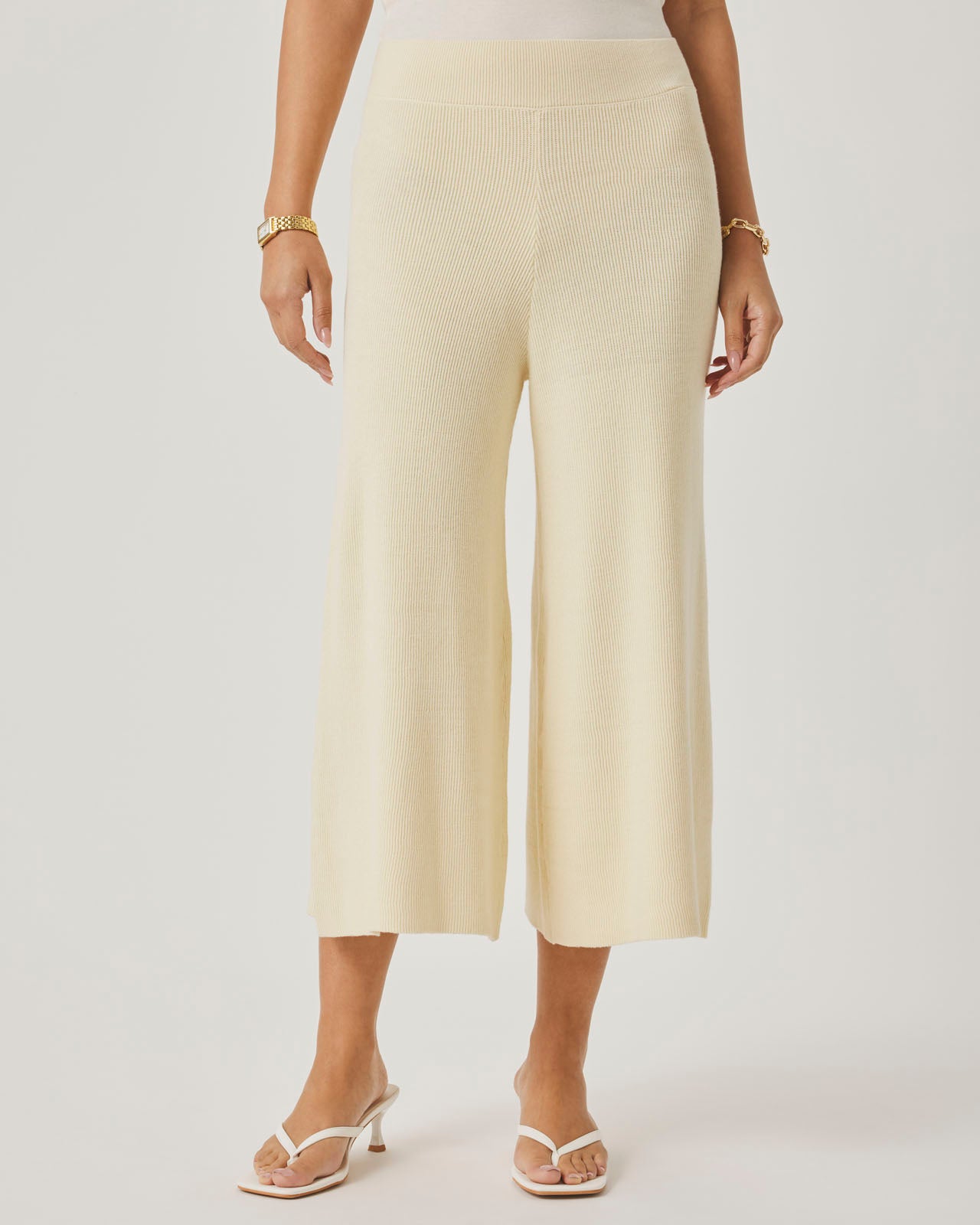 Splendid x @Cellajaneblog Knit Ankle Pant in Daybreak | Splendid