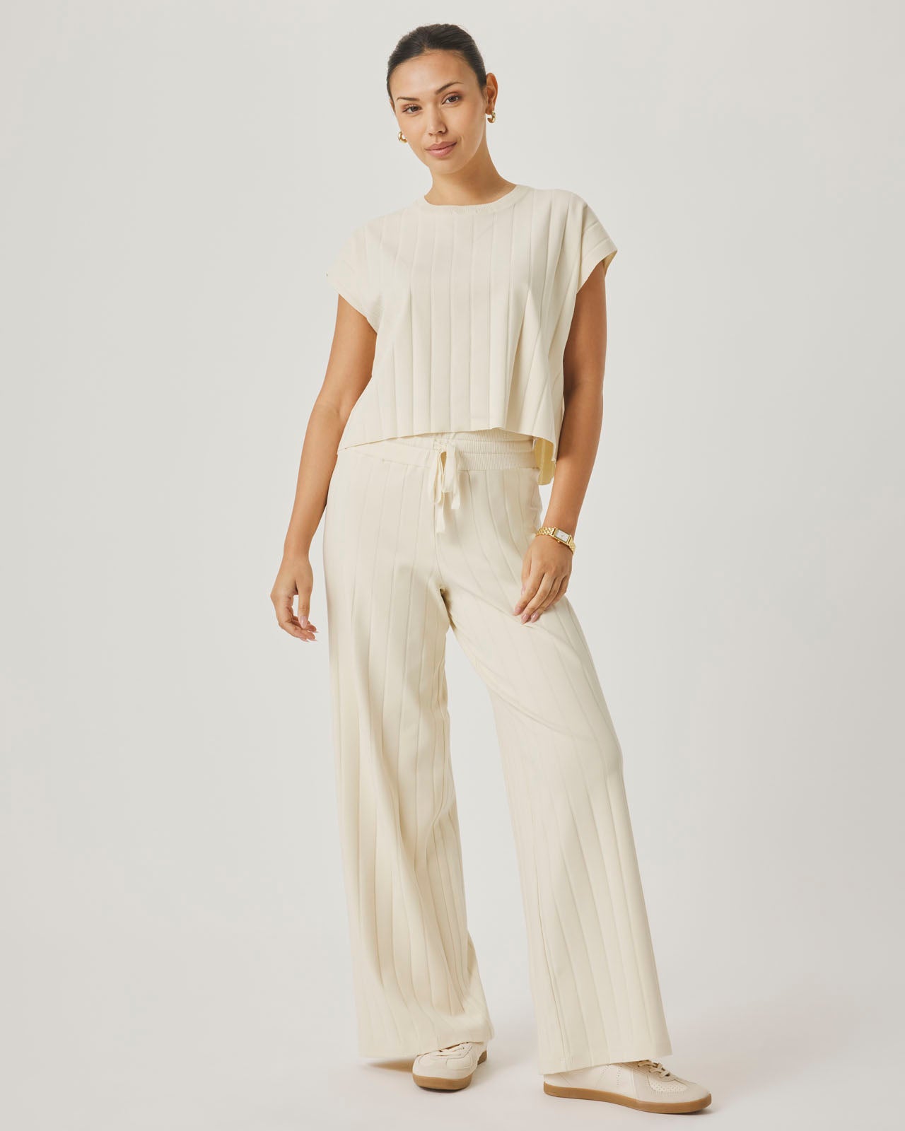 Splendid x @Cellajaneblog Wide Rib Pant in Daybreak | Splendid