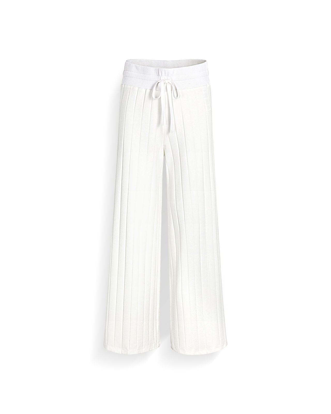 Splendid x @Cellajaneblog Wide Rib Pant in White | Splendid