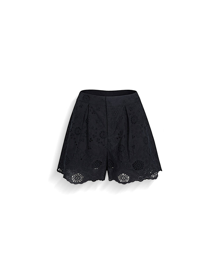 BEEDEN EYELET SHORTS ブラック　ビーデン Splendid x @Cellajaneblog Eyelet Short in Black | Splendid