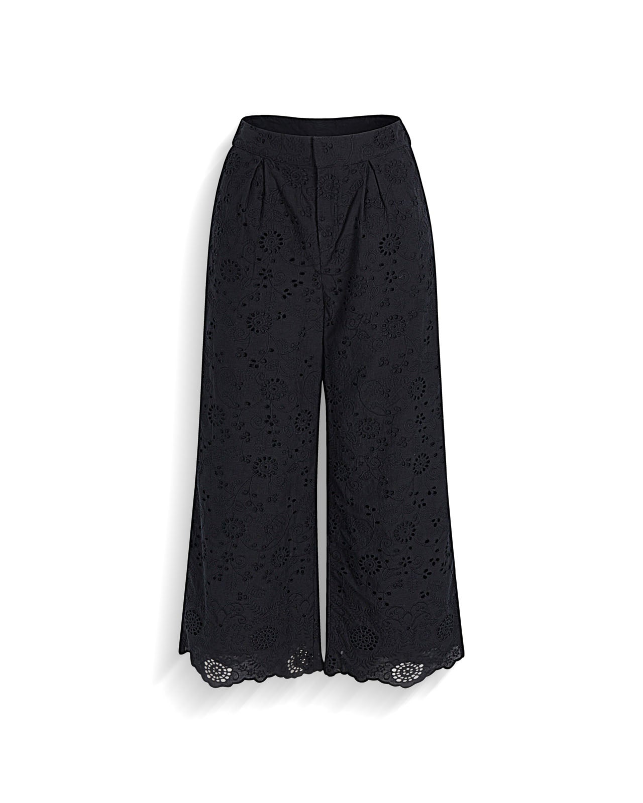 Splendid x @Cellajaneblog Eyelet Pant in Black | Splendid