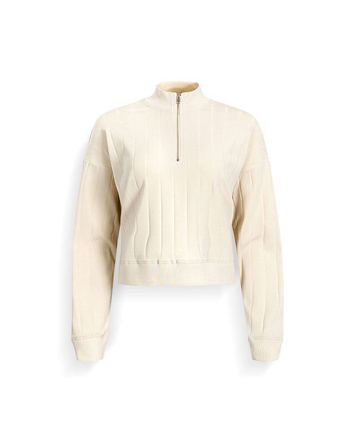 Splendid x @Cellajaneblog Wide Rib Quarter Zip
