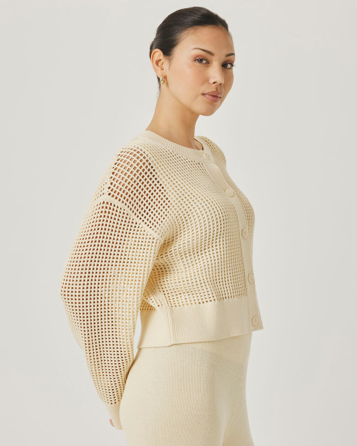 Splendid x @Cellajaneblog Open Stitch Cardi in Daybreak | Splendid