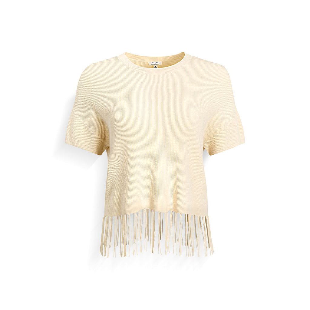 Splendid x @Cellajaneblog Fringe Sweater