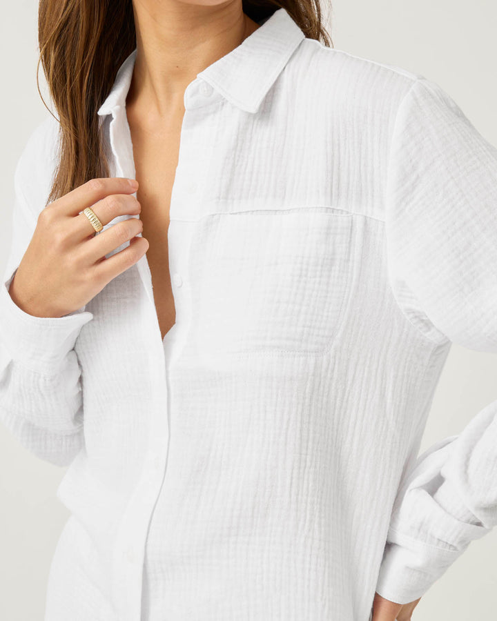 Kit Gauze Button Down Shirt Kit Gauze Button Down Shirt