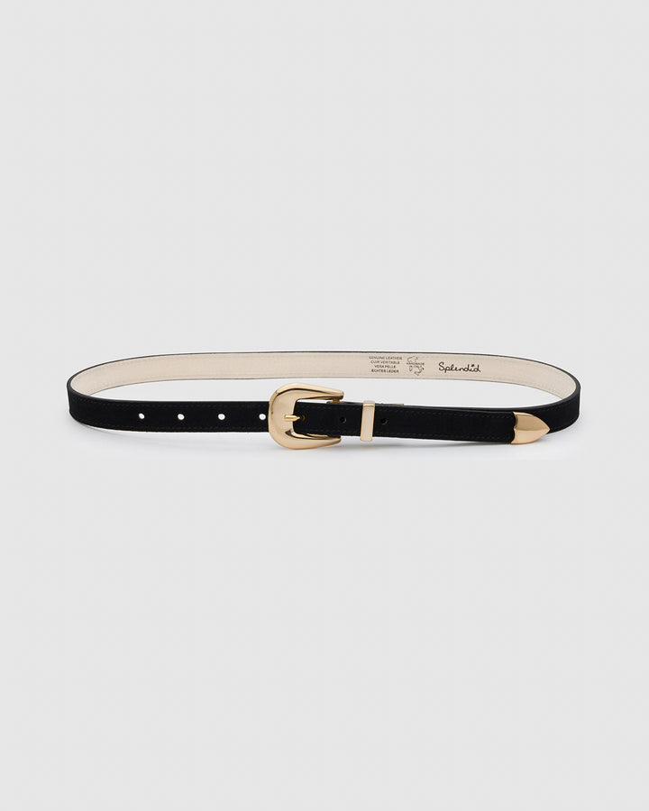Skinny Suede Belt