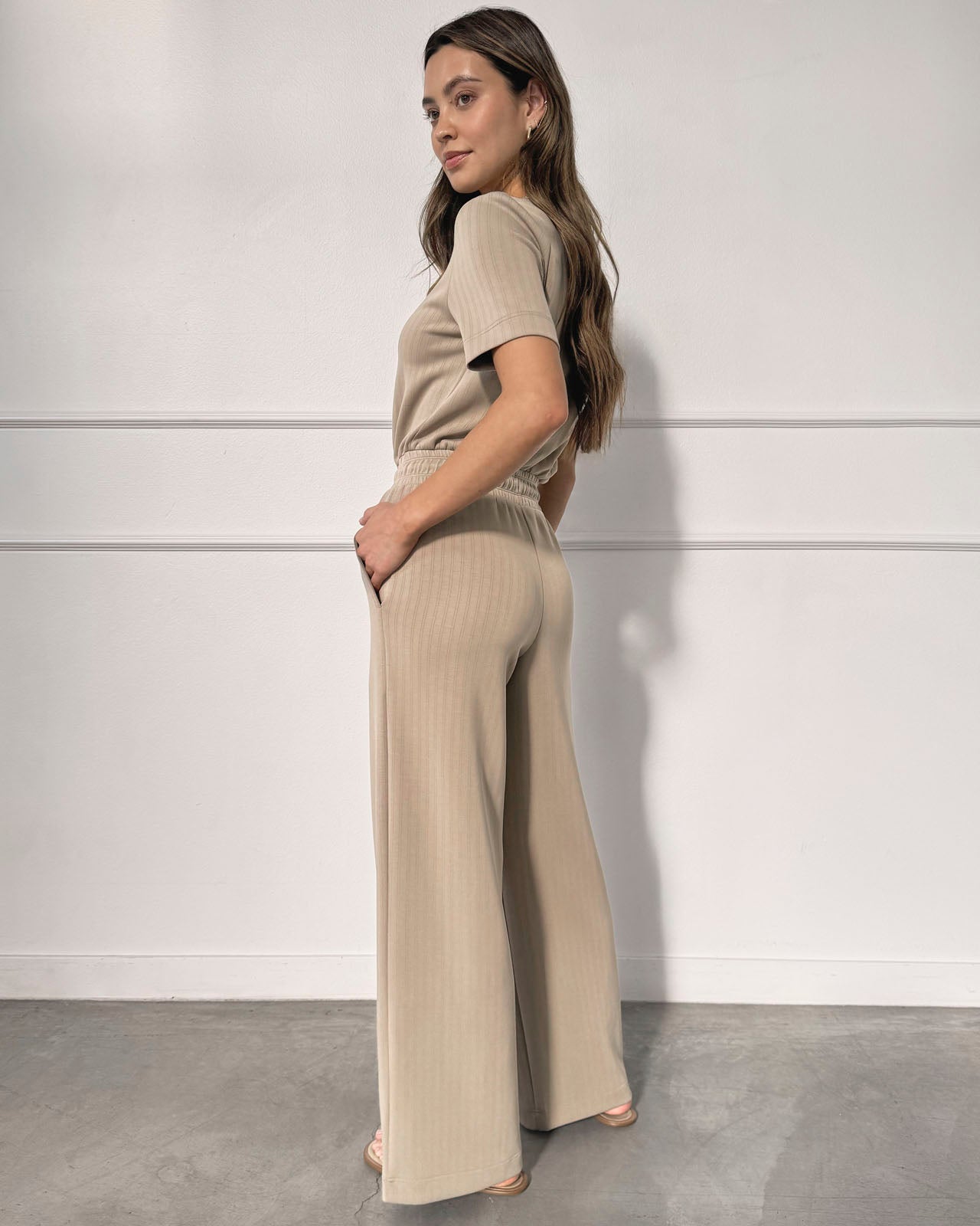 Splendid x @ Cellajaneblog Rib Scuba Jumpsuit | Splendid