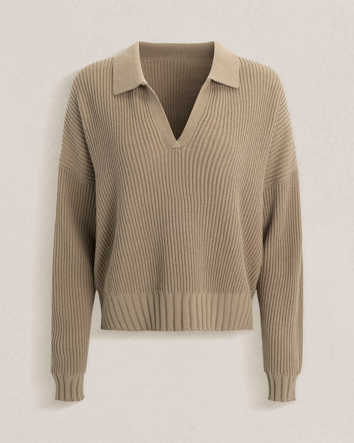 Splendid x @ Cellajaneblog Polo Sweater | Splendid